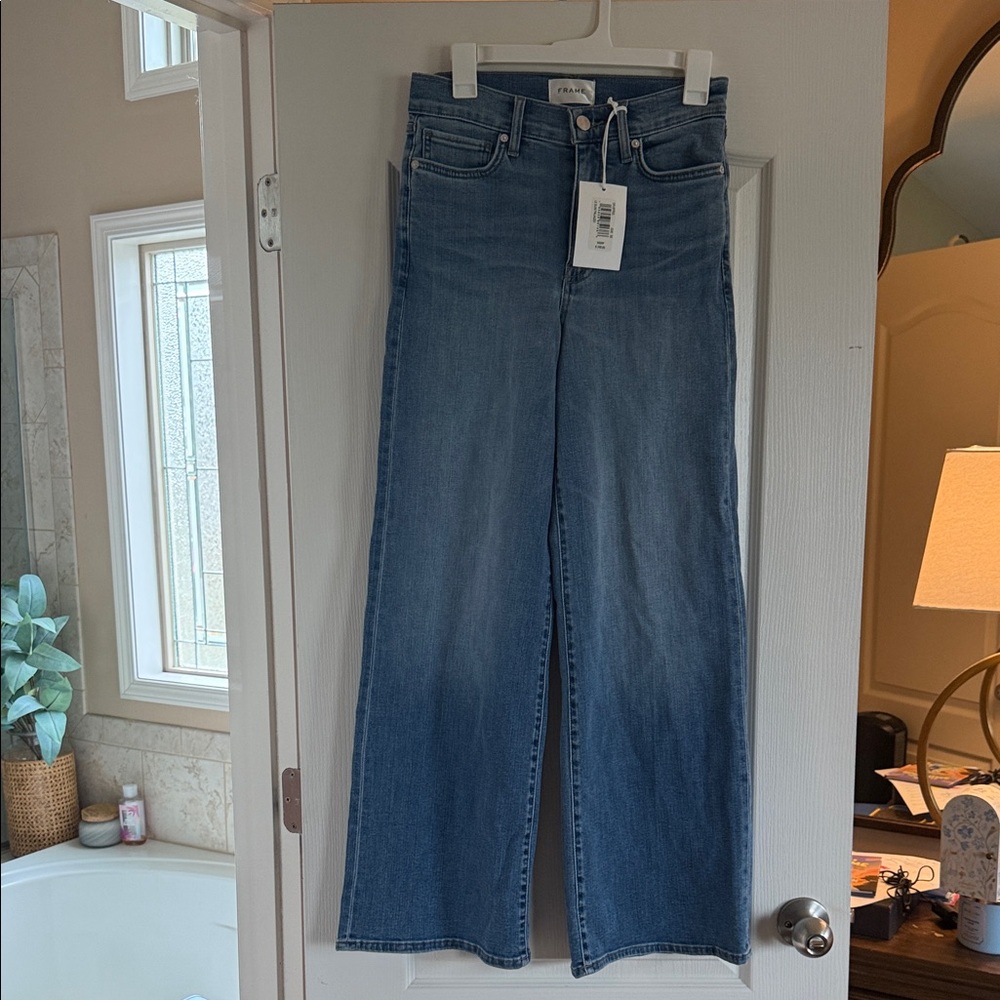 Frame Denim High Rise Blue Jeans